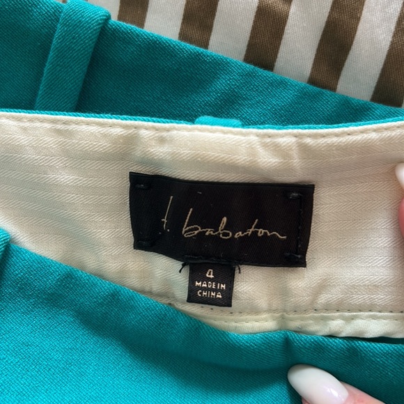 Aritzia teal dress pants - Picture 2 of 4